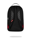 REVERSE MODE - PURPLE VELOUR TO BLACK CHECK BACKPACK