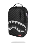 REVERSE MODE - PURPLE VELOUR TO BLACK CHECK BACKPACK