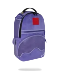 REVERSE MODE - PURPLE VELOUR TO BLACK CHECK BACKPACK