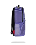 REVERSE MODE - PURPLE VELOUR TO BLACK CHECK BACKPACK