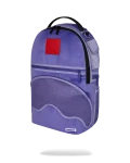 REVERSE MODE - PURPLE VELOUR TO BLACK CHECK BACKPACK