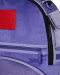 REVERSE MODE - PURPLE VELOUR TO BLACK CHECK BACKPACK