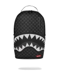 REVERSE MODE - PURPLE VELOUR TO BLACK CHECK BACKPACK