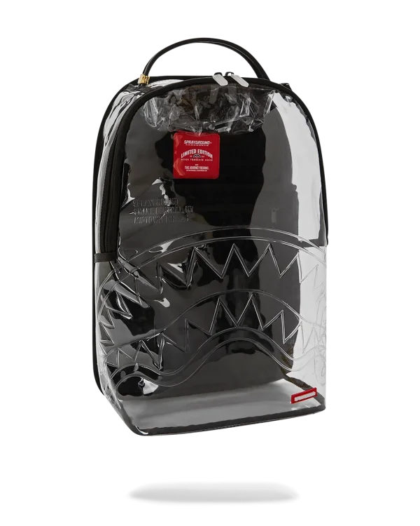 SHARK CENTRAL - CLEAR BACKPACK