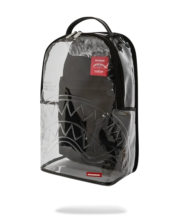 SHARK CENTRAL - CLEAR BACKPACK