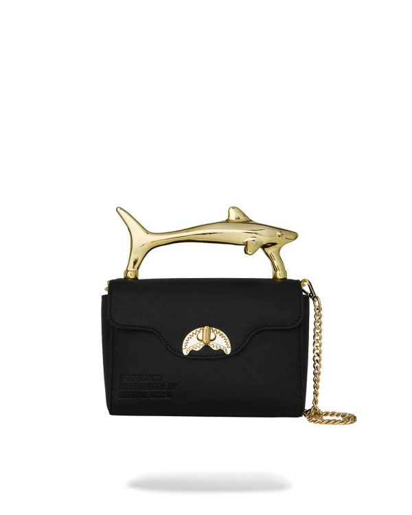 THE GOLDEN FANG SHARK HANDBAG