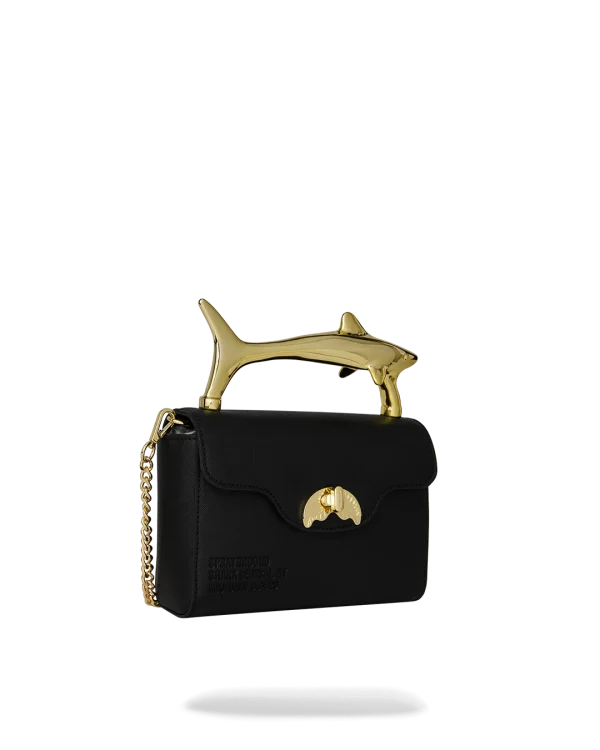 THE GOLDEN FANG SHARK HANDBAG