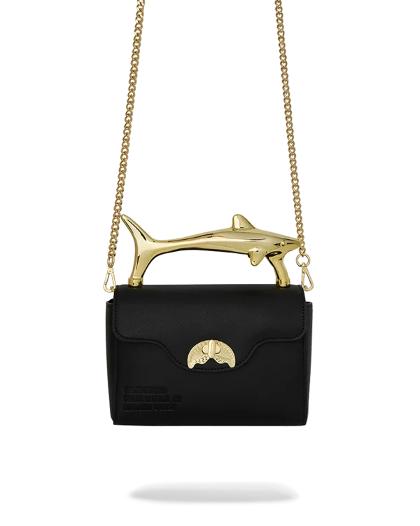 THE GOLDEN FANG SHARK HANDBAG
