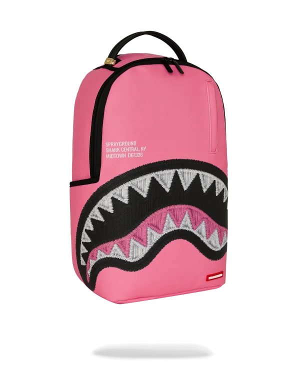 SHARK CENTRAL EMBROIDERED EFFECT BACKPACK