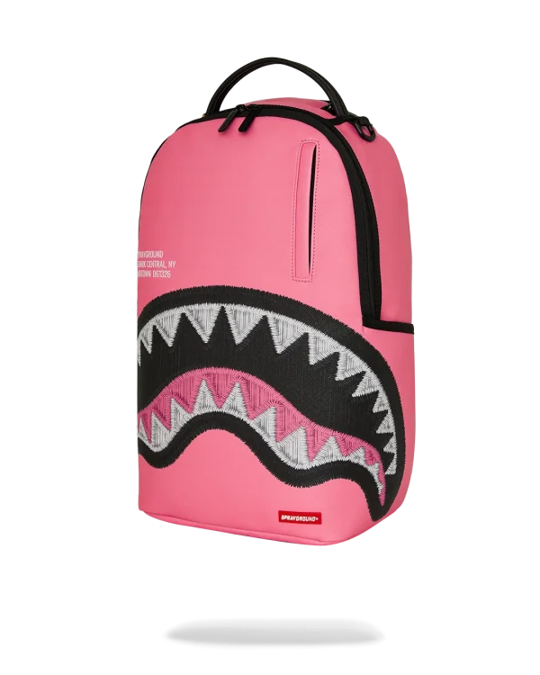 SHARK CENTRAL EMBROIDERED EFFECT BACKPACK