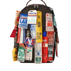 AMERICAN AIRLINES 100 YRS - TAGS ON TAGS BACKPACK