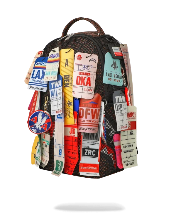 AMERICAN AIRLINES 100 YRS - TAGS ON TAGS BACKPACK