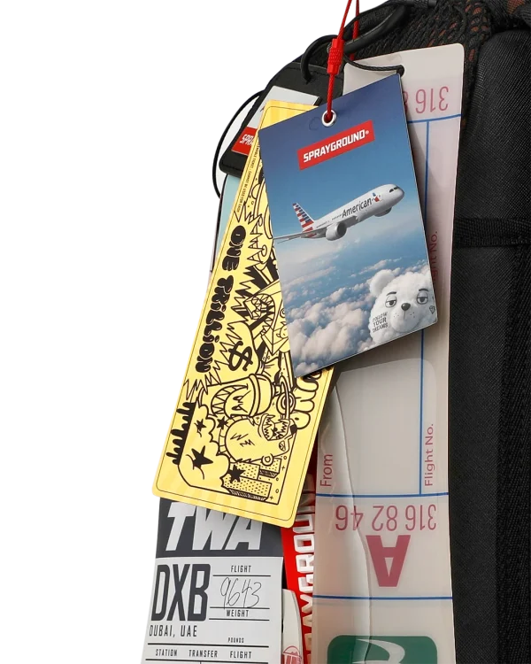 AMERICAN AIRLINES 100 YRS - TAGS ON TAGS BACKPACK