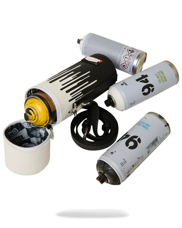 WYNWOOD WALLS COLLAB WATER BOTTLE OR SPRAYCAN HOLDER (BLK/WHT)