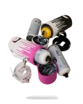 WYNWOOD WALLS COLLAB WATER BOTTLE OR SPRAYCAN HOLDER (BLK/WHT)
