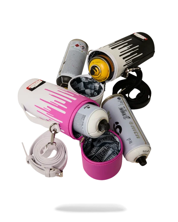 WYNWOOD WALLS COLLAB WATER BOTTLE OR SPRAYCAN HOLDER (BLK/WHT)