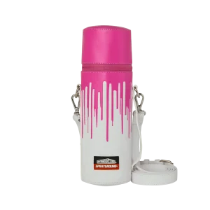 WYNWOOD WALLS COLLAB WATER BOTTLE OR SPRAYCAN HOLDER (WHT/PNK)