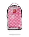CLEAR DLX BACKPACK - CHECKED OUT (PINK DRIP)