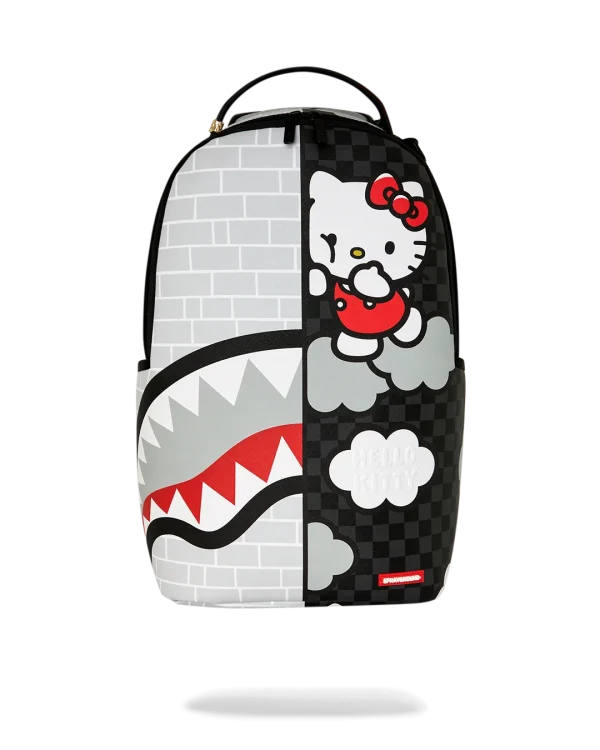 HELLO KITTY OFFICIAL COLLAB - BRICK WALL SPLIT BACKPACK