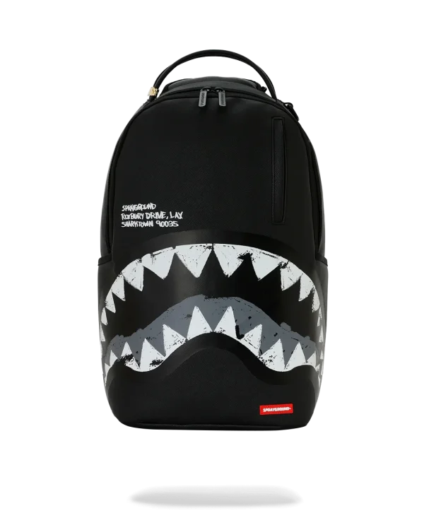 GREY SHARK CENTRAL PAINTED BACKPACK