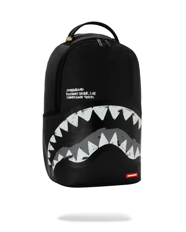 GREY SHARK CENTRAL PAINTED BACKPACK
