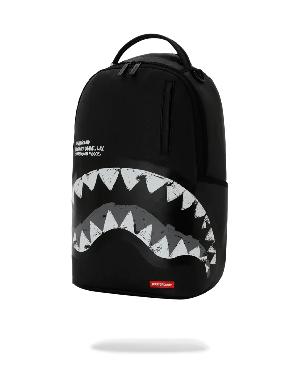 GREY SHARK CENTRAL PAINTED BACKPACK