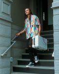 ROSE ALL DAY LA PALAIS SHARKNAUTICS HARDSHELL CARRY-ON LUGGAGE