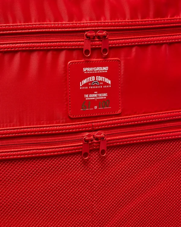 RED RIVIERA JETSETTER CARRY-ON LUGGAGE