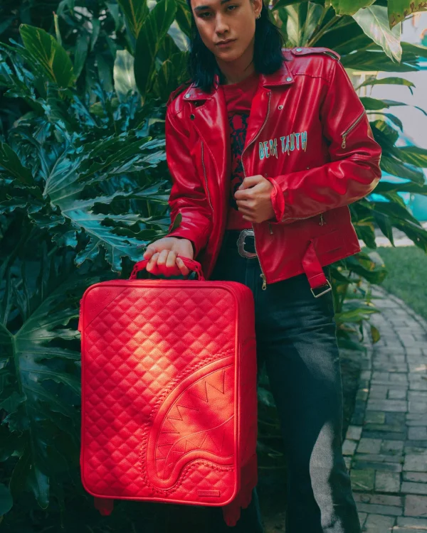 RED RIVIERA JETSETTER CARRY-ON LUGGAGE