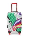 DREAMY TECHNICOLOR SHARKNAUTICS HARDSHELL CARRY-ON LUGGAGE