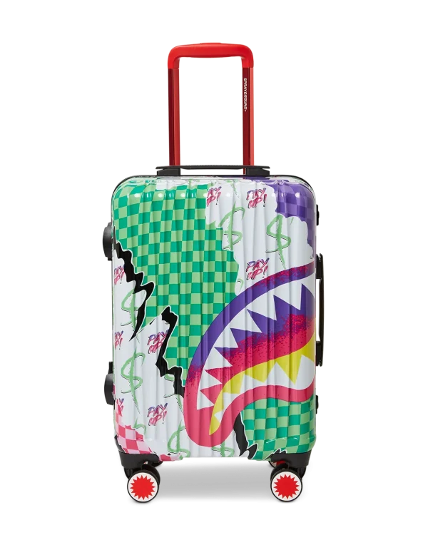 DREAMY TECHNICOLOR SHARKNAUTICS HARDSHELL CARRY-ON LUGGAGE