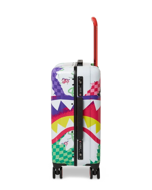 DREAMY TECHNICOLOR SHARKNAUTICS HARDSHELL CARRY-ON LUGGAGE