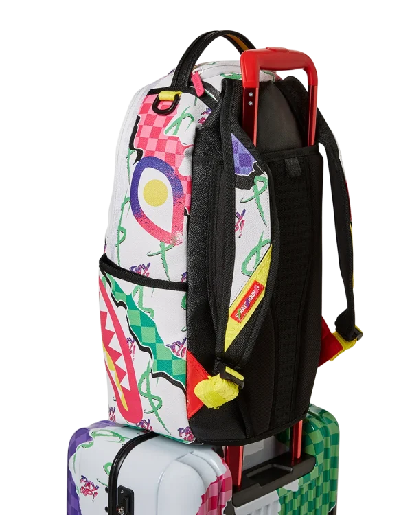 DREAMY TECHNICOLOR SHARKNAUTICS HARDSHELL CARRY-ON LUGGAGE
