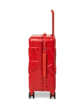 MOLDED SHARKITECTURE RED HARDSHELL CARRY-ON LUGGAGE