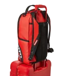 MOLDED SHARKITECTURE RED HARDSHELL CARRY-ON LUGGAGE