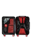 MOLDED SHARKITECTURE BLACK HARDSHELL CARRY-ON LUGGAGE