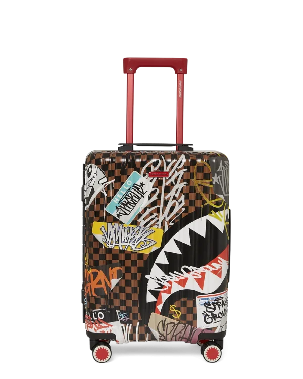 SHARKS IN PARIS THE RIZZ SHARKNAUTICS HARDSHELL CARRY-ON LUGGAGE