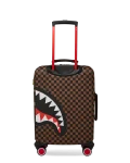 EXTERIOR GOLD ZIP POCKET SHARKS IN PARIS JETSETTER CARRY-ON LUGGAGE
