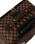 EXTERIOR GOLD ZIP POCKET SHARKS IN PARIS JETSETTER CARRY-ON LUGGAGE