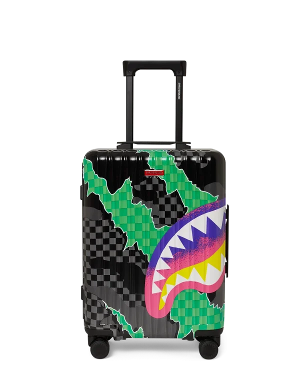 THE WILD ONE SHARKNAUTICS HARDSHELL CARRY-ON LUGGAGE