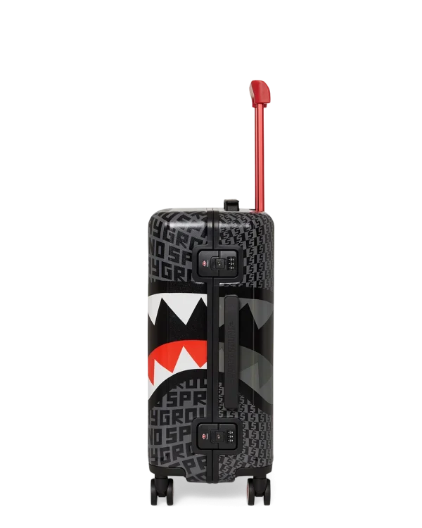 SHARKFINITY STEALTH PILOT SHARKNAUTICS HARDSHELL CARRY-ON LUGGAGE