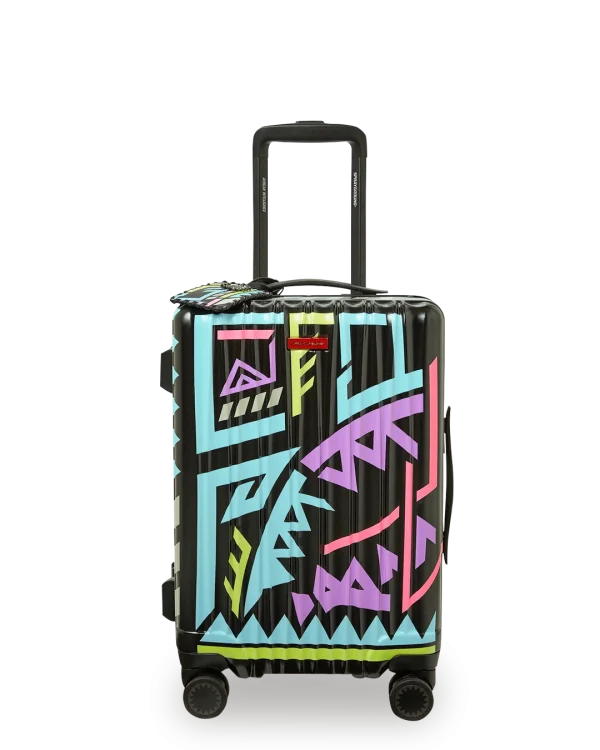 A.I. PATH TO THE FUTURE III HARDSHELL CARRY-ON LUGGAGE - SANDFLOWER COLLAB