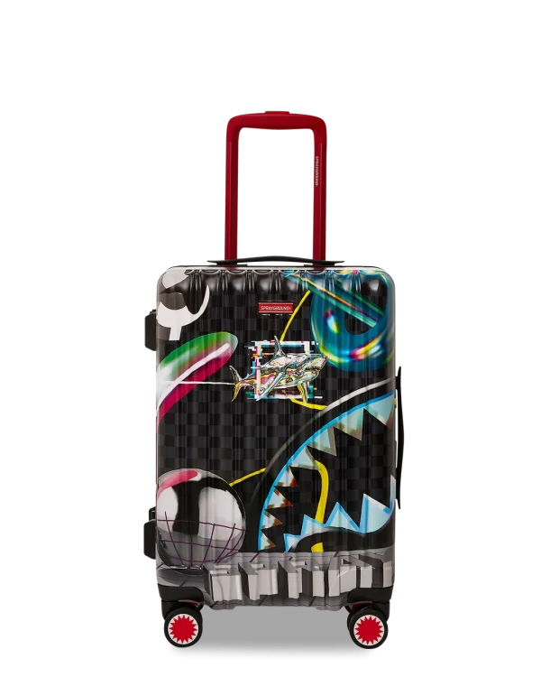MIND TRIP SHARK DOSE SHARKNAUTICS HARDSHELL CARRY-ON LUGGAGE