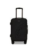 REALITY CHECK SHARKITECTURE CARRY-ON JETBLACK LUGGAGE (GUNMETAL HARDWARE)