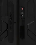 REALITY CHECK SHARKITECTURE CARRY-ON JETBLACK LUGGAGE (GUNMETAL HARDWARE)
