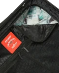 REALITY CHECK SHARKITECTURE CARRY-ON JETBLACK LUGGAGE (GUNMETAL HARDWARE)