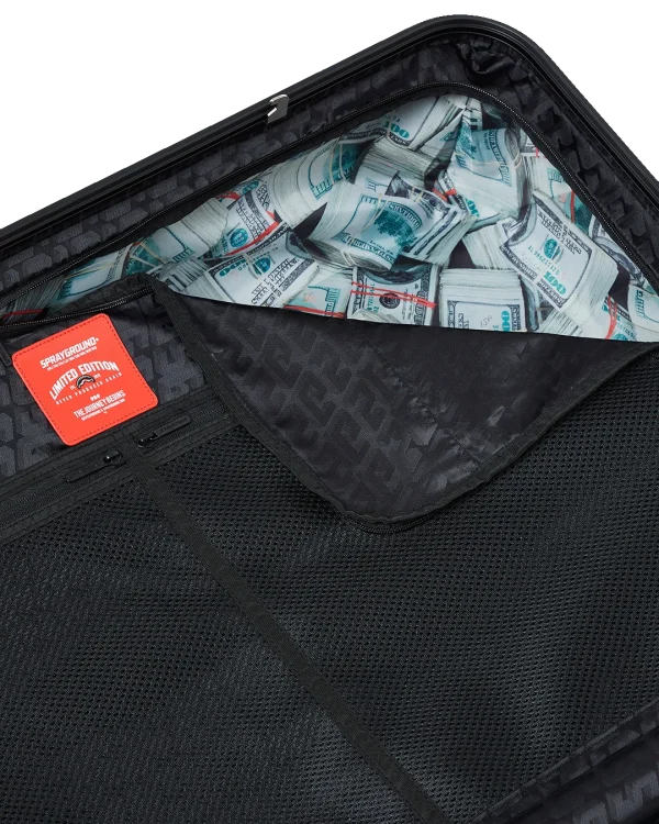 REALITY CHECK SHARKITECTURE FULL-SIZE JETBLACK LUGGAGE (GUNMETAL HARDWARE)