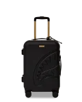 REALITY CHECK SHARKITECTURE CARRY-ON JETBLACK LUGGAGE (GOLD HARDWARE)
