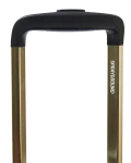 REALITY CHECK SHARKITECTURE CARRY-ON JETBLACK LUGGAGE (GOLD HARDWARE)