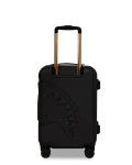 REALITY CHECK SHARKITECTURE CARRY-ON JETBLACK LUGGAGE (GOLD HARDWARE)